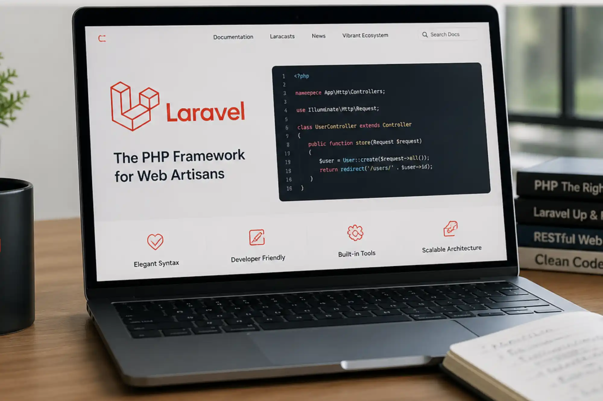laravel in web development