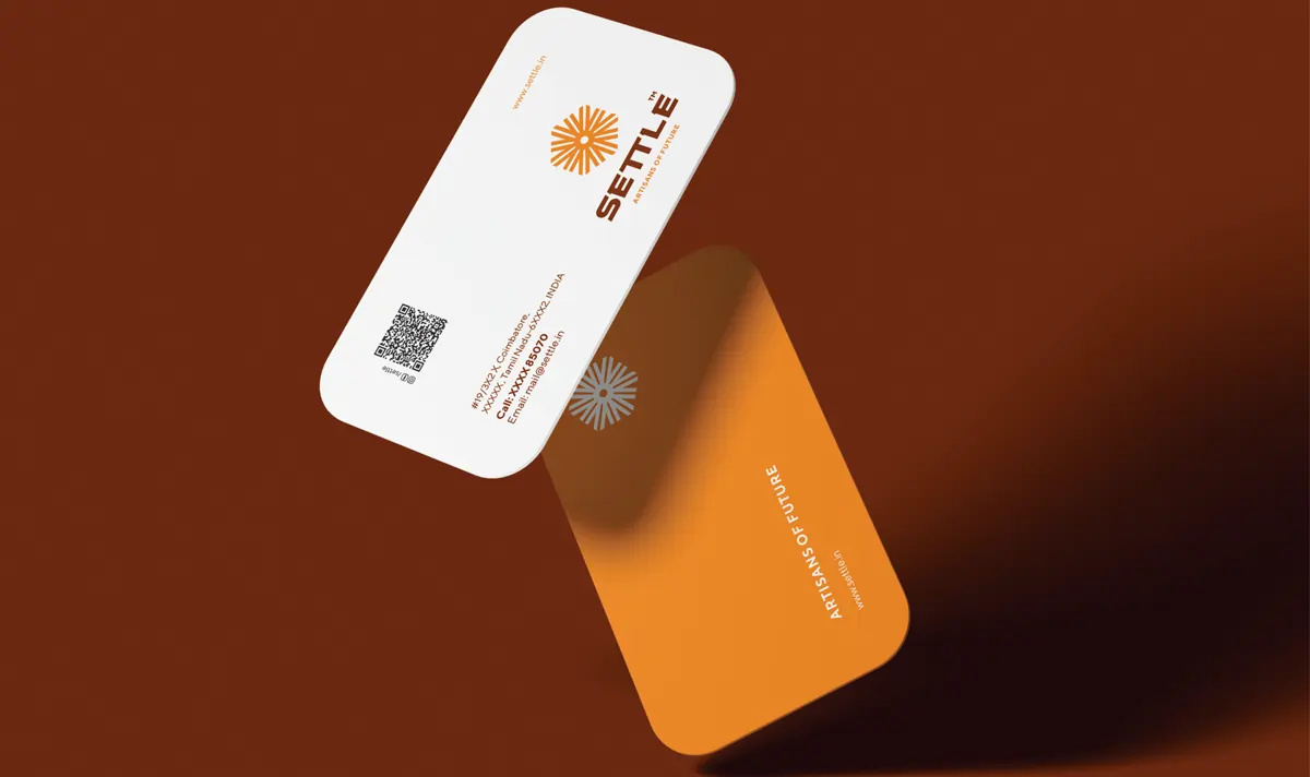 settle business card