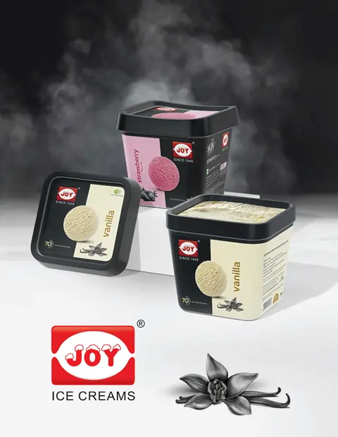 Joy icecream package design