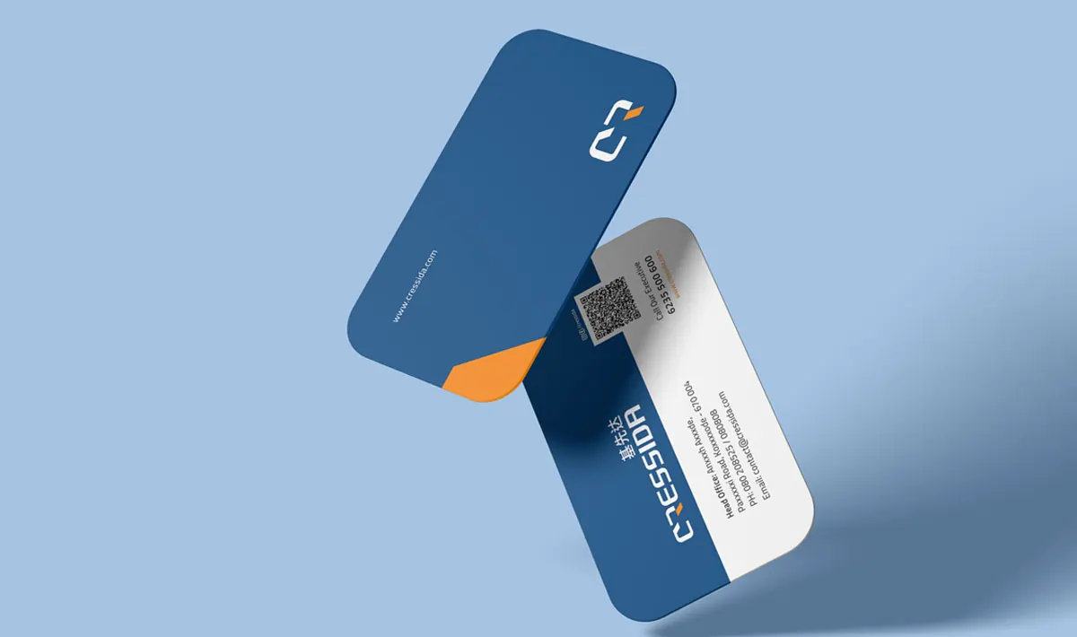 cressida business card design