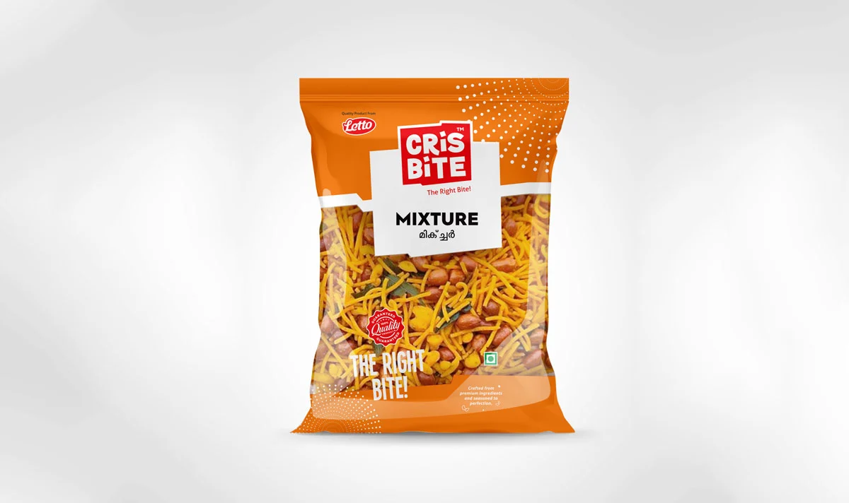 crisbite food package design