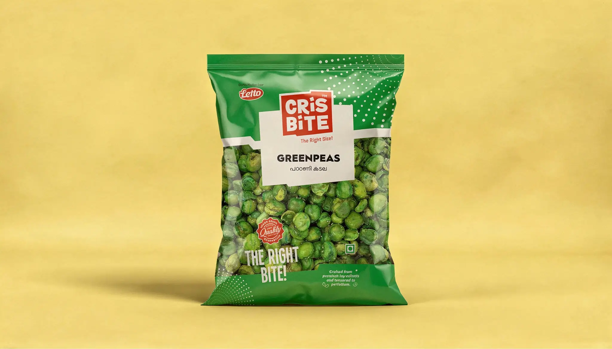 crisbite food package design