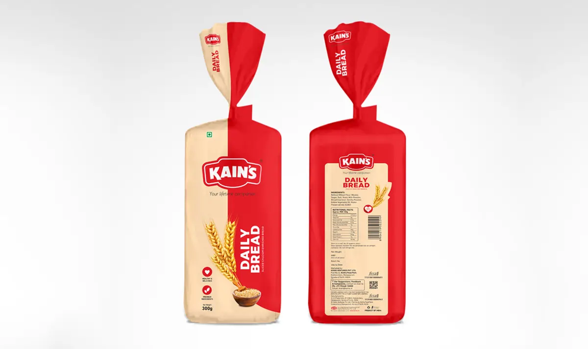 kains bread package design