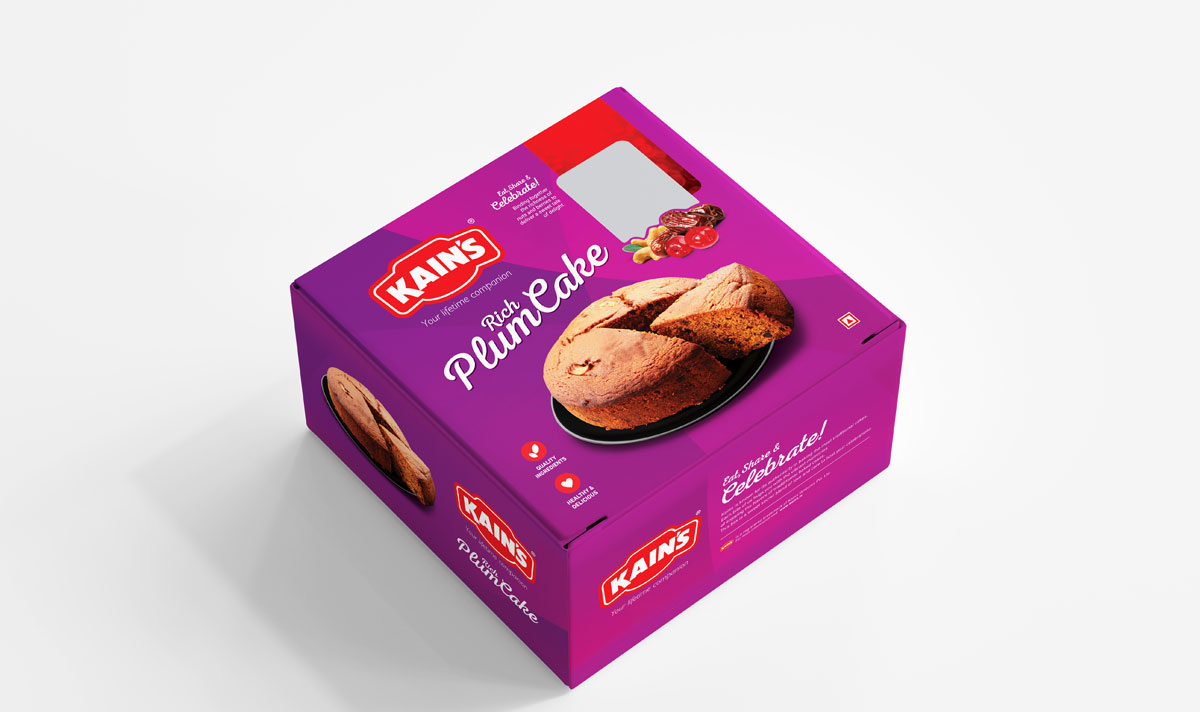 Kains cake package design