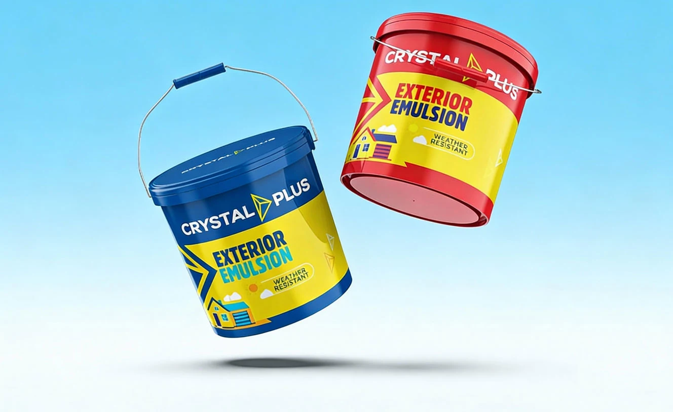 crystal paints package design