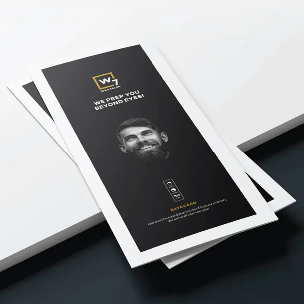 w7 salon branding