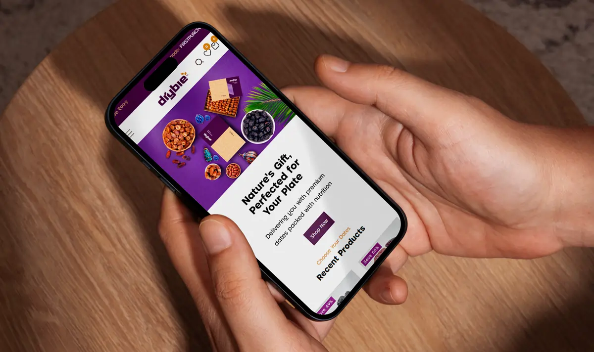 Drybie shopify website development