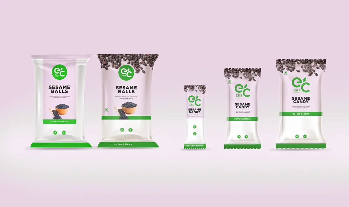 ec foods package design