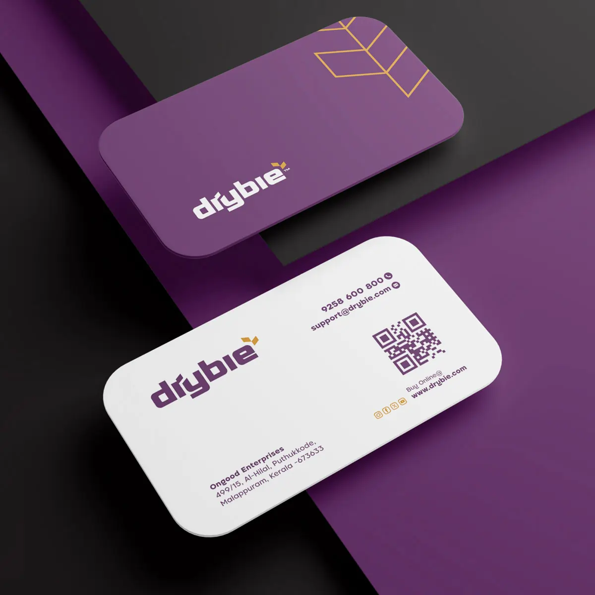 Drybie dates branding