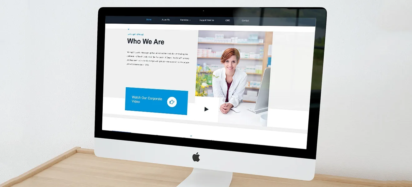 Ibnsina Pharmacy's website