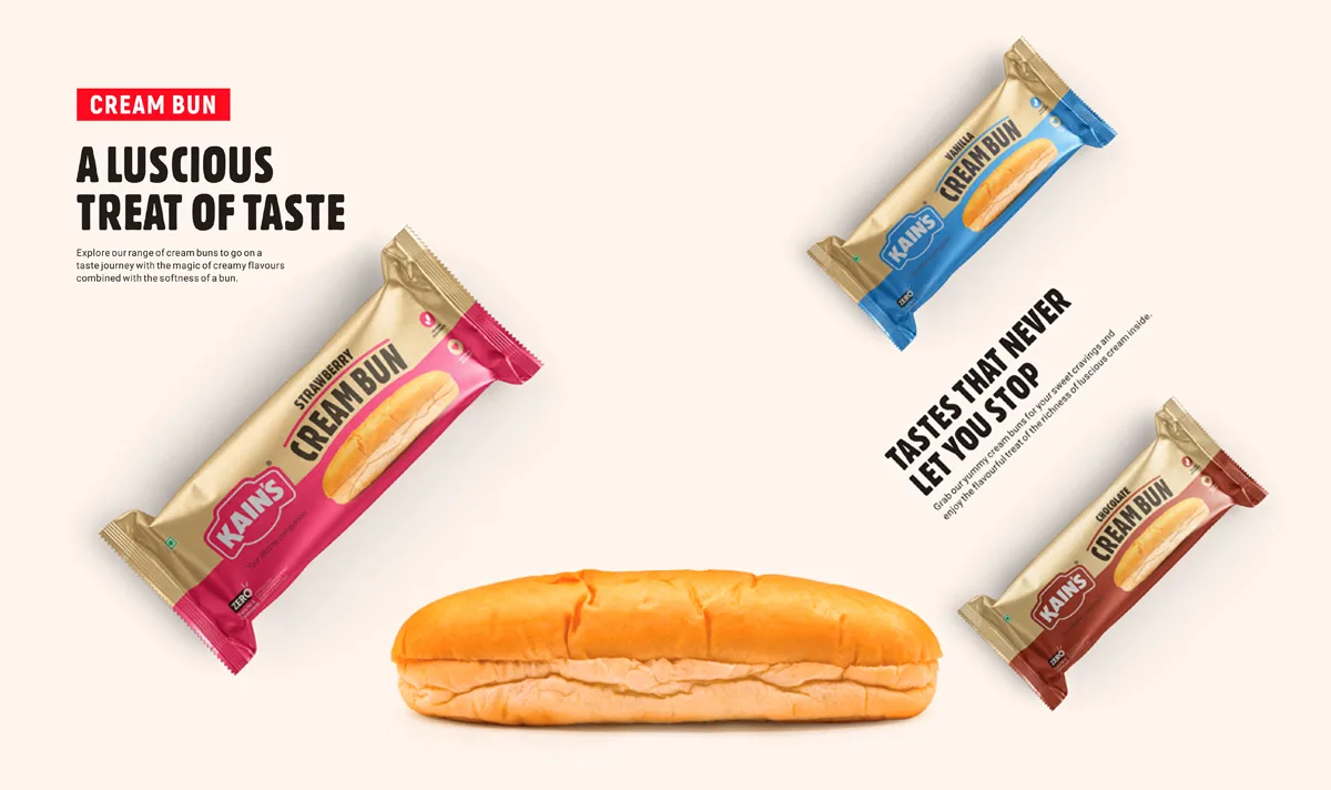 Kains cake package design