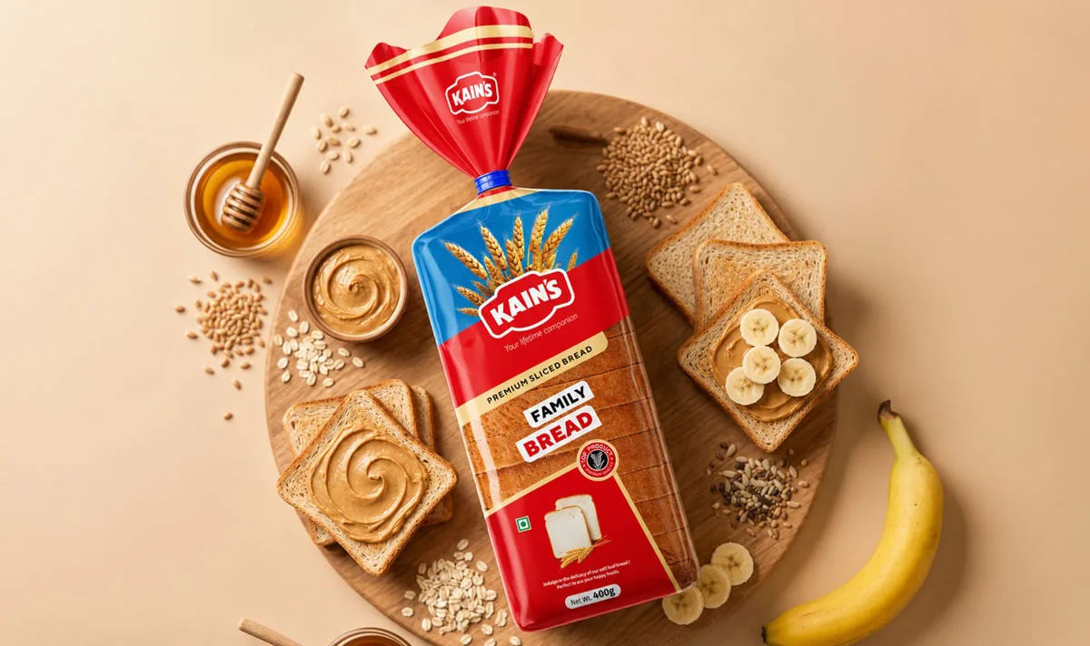 Kains bread package design