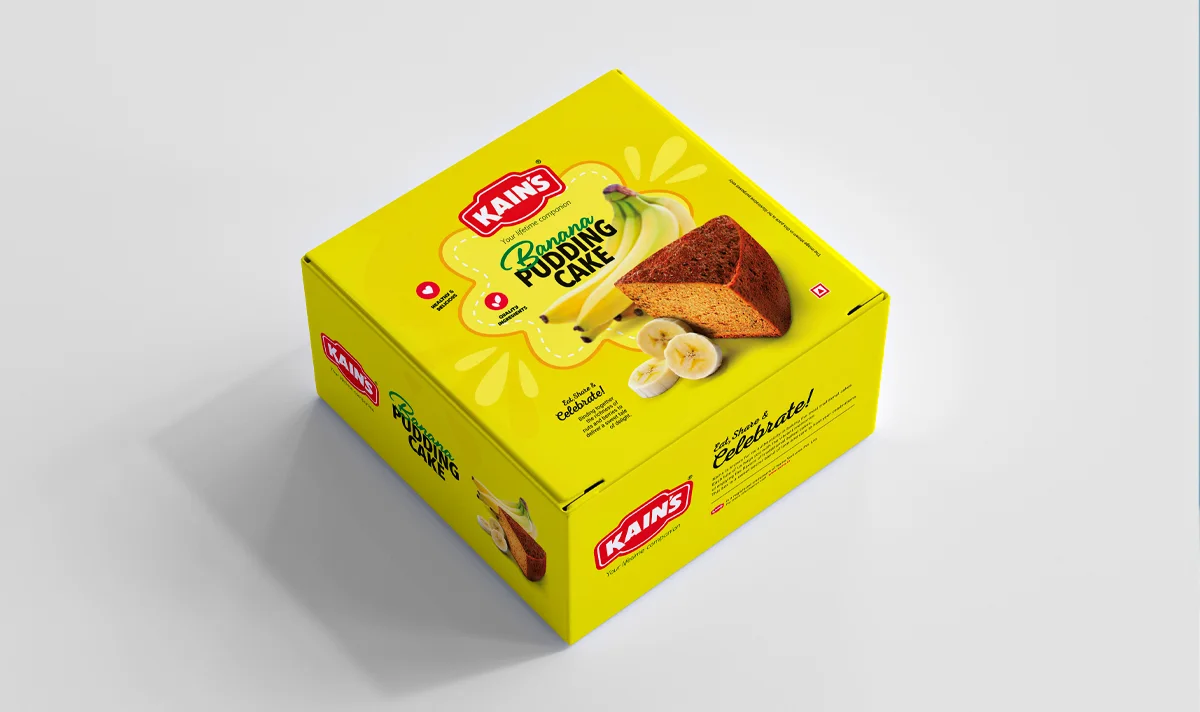 Kains cake package design