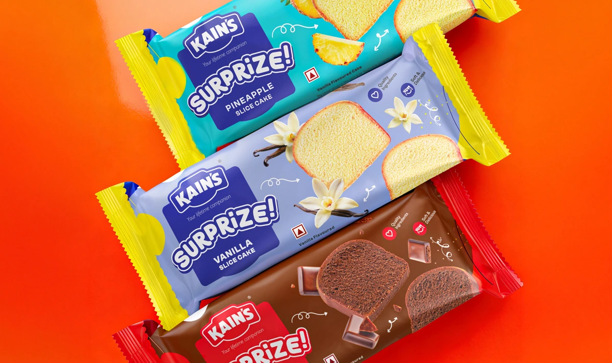 Kains cake package design