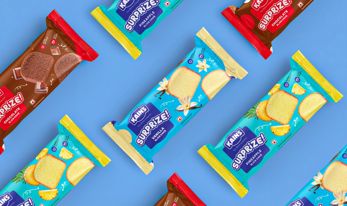 Kains cake package design