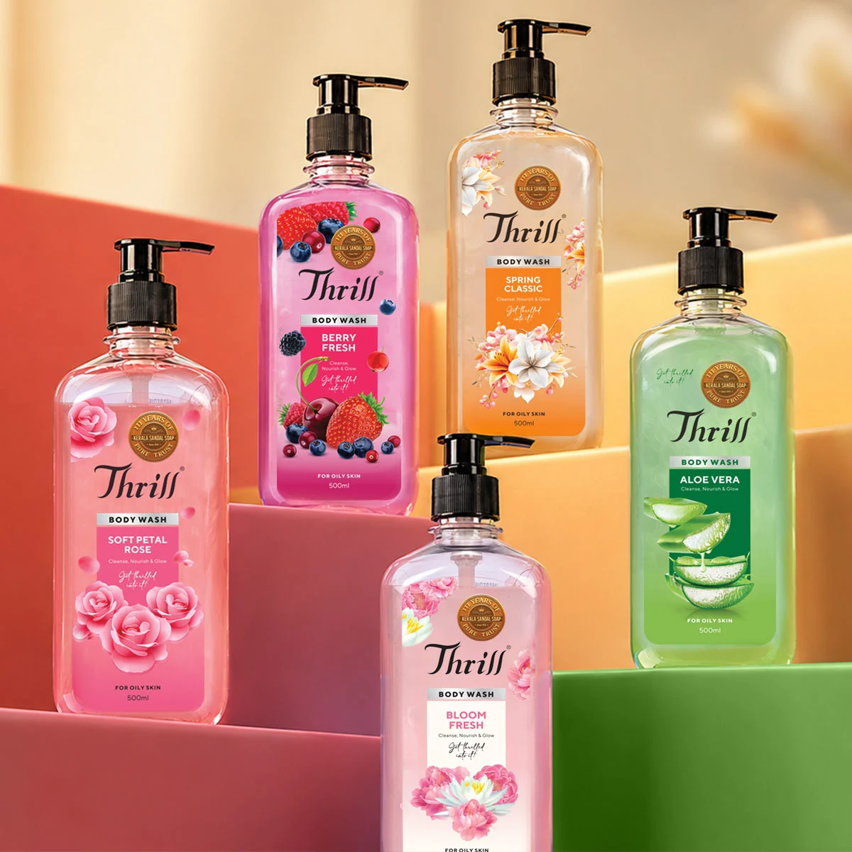 Kerala soaps thrills body wash