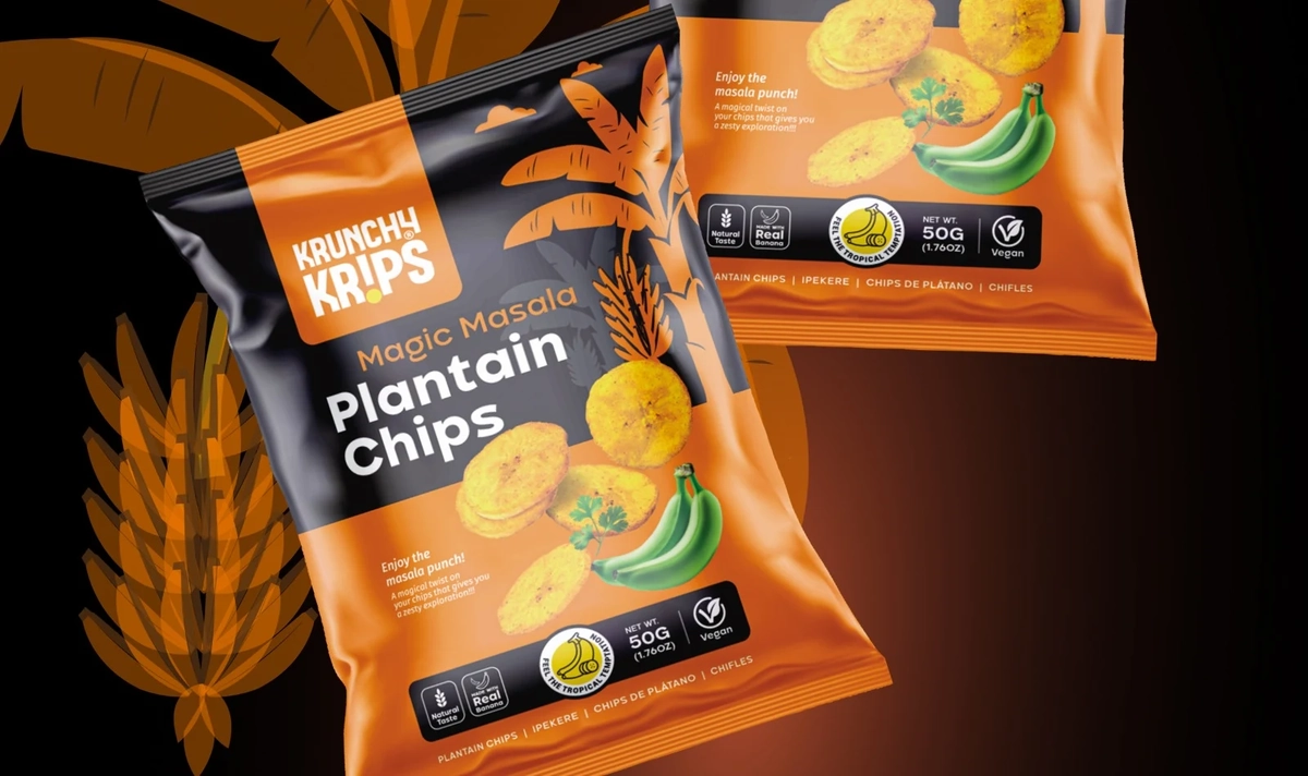 krunchy krips package design