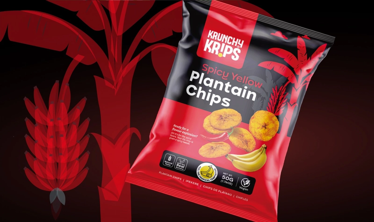 krunchy krips package design