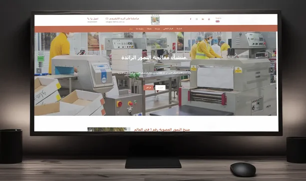 al-fakhra website desktop view