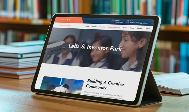 NNMHSS website tab view